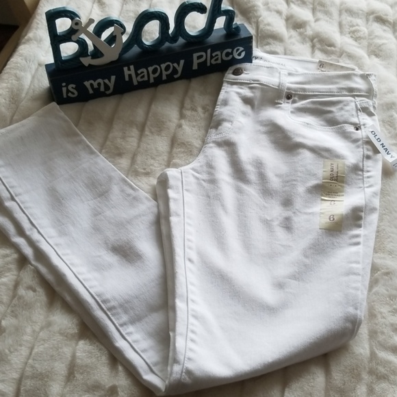 Old Navy Denim - Old Navy White - midrise skinny Jean's NWT